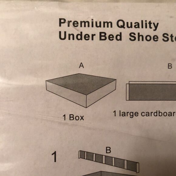 Premium Quality Under Bed Shoe Storage Solution - Picture 3 of 8